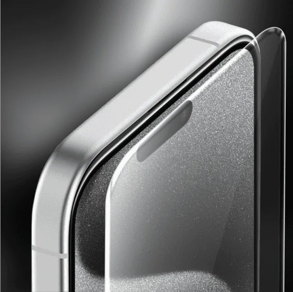 Crystal Diamond Glass do iPhone 15 Pro diamentowe, twarde szkło hartowane3