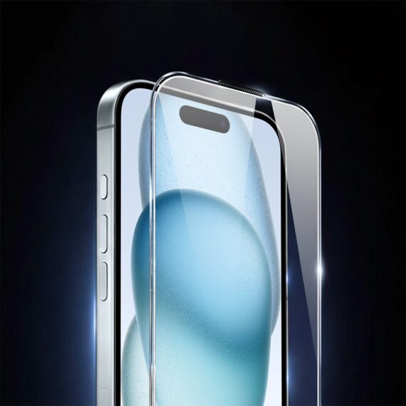 Crystal Diamond Glass do iPhone 15 diamentowe, twarde szkło hartowane - poprawion (1)
