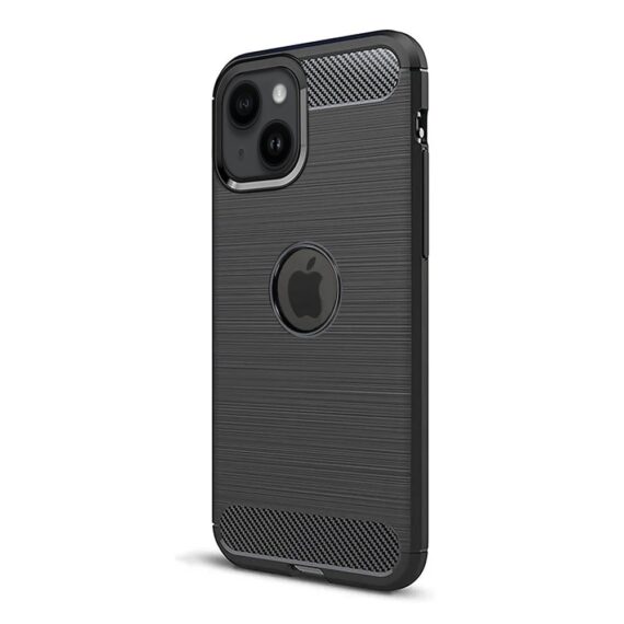 Etui do iPhone 13 Mini z karbonu, pancerne, czarne pop (2)