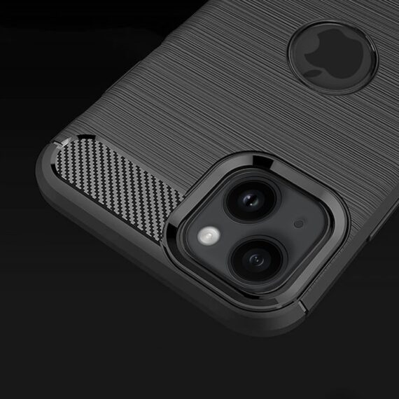 Etui do iPhone 13 Mini z karbonu, pancerne, czarne pop (6)