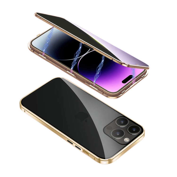 obudowa pancerne szkło hartowane 360° przód + tył magnetyczna do iphone 14 pro