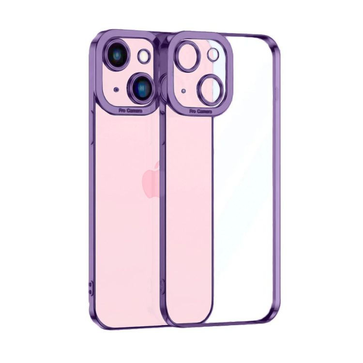 etui do iphone 15 camera high pro z osłoną kamery, fioletowe