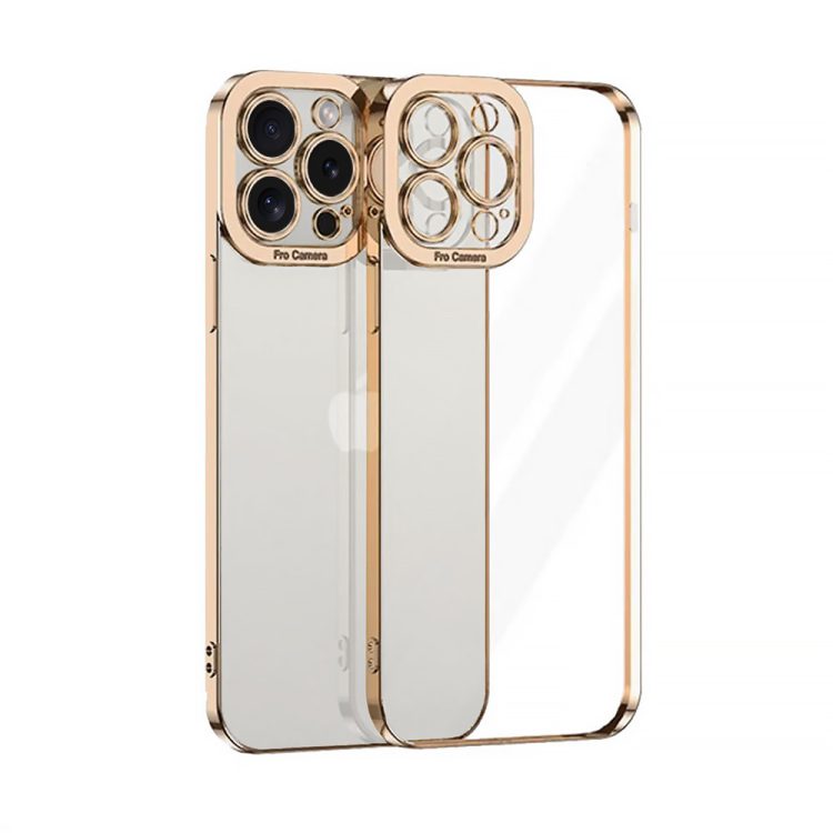 etui do iphone 15 pro camera high pro z osłoną kamery, czerwone złoto