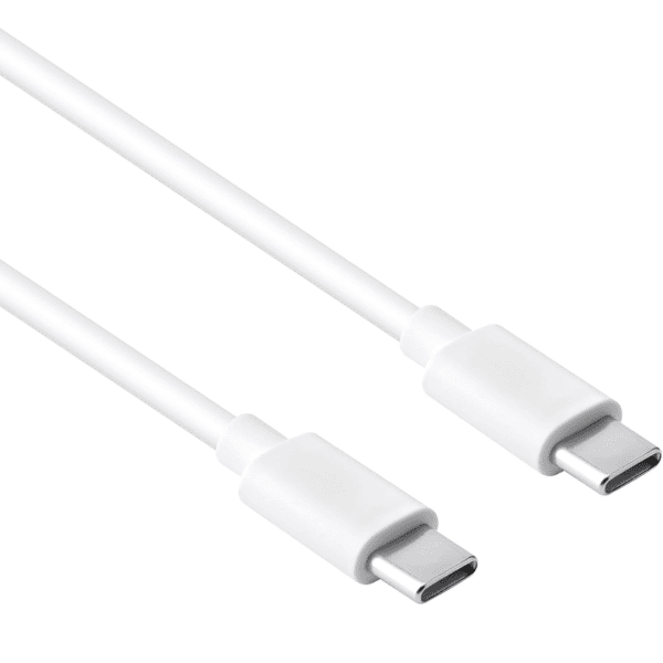 kabel 2xusb typ c, szybkie ładowanie, pd60w, do iphone 15 (wszystkie modele), biały