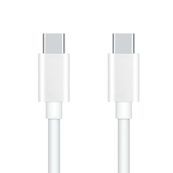 kabel 2xusb typ c, szybkie ładowanie, pd60w, do iphone 15 (wszystkie modele), biały
