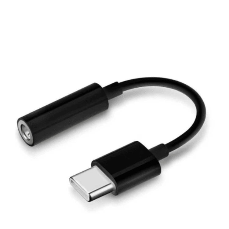 adapter przejściówka na słuchawki z usb typ c iphone 15(wszystkie modele) do audio jack 3.5, czarna