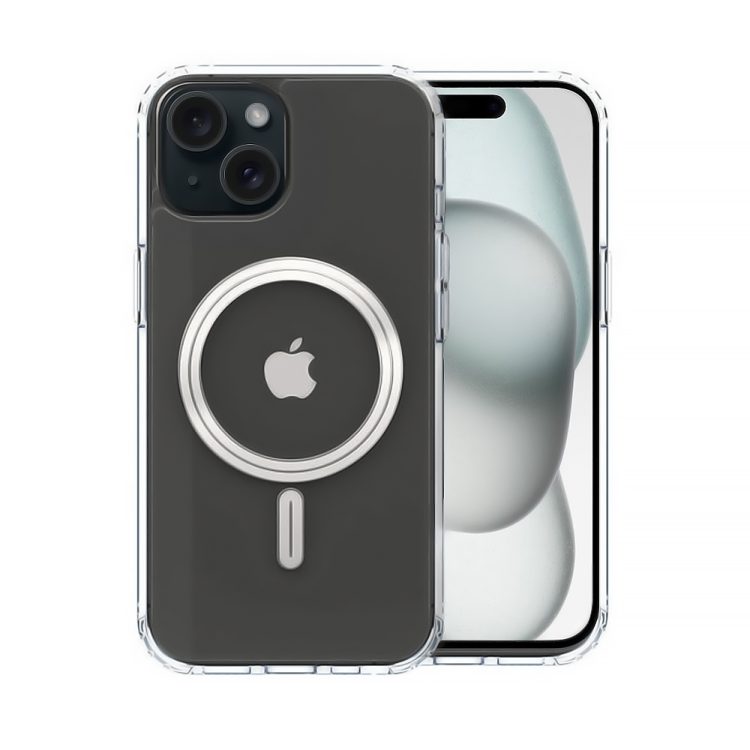 etui do iphone 15 clear case przeźroczyste z magsafe