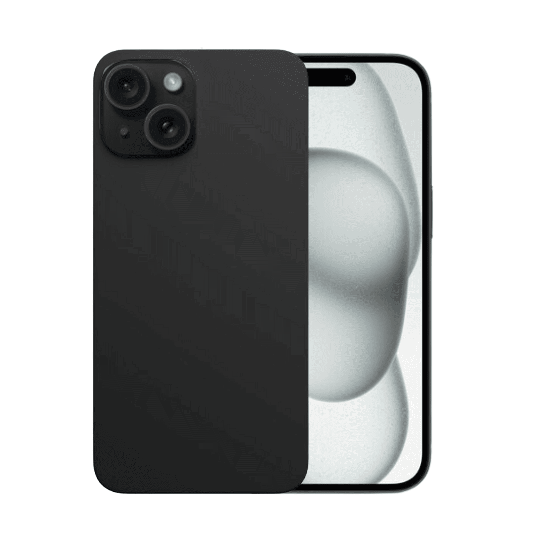 Etui do iPhone 15 Skin Matt satynowe ultra cienkie, czarne