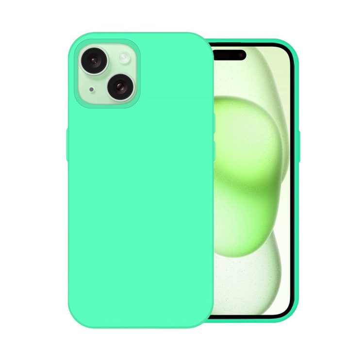 etui do iphone 15 silikonowe z mikrofibrą soft touch, różowe (kopia)