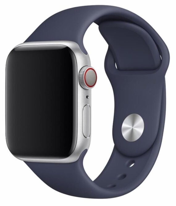 sportowy pasek silikonowy do zegarka apple watch series 3 9 / se 38/40/41mm niebieski (kopia)