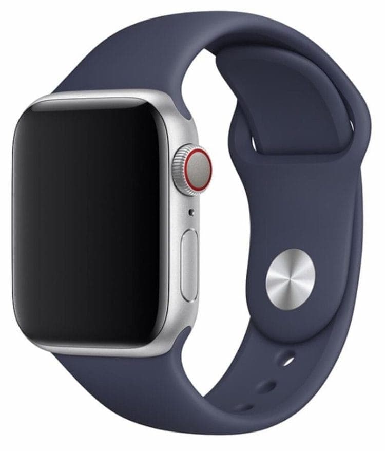 sportowy pasek silikonowy do zegarka apple watch series 3 9 / se 38/40/41mm niebieski (kopia)
