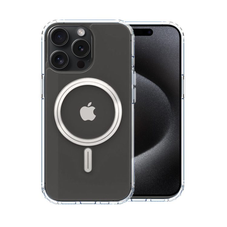 etui do iphone 15 pro max clear case przeźroczyste z magsafe