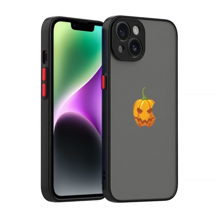 etui do iphone 14 ochrona kamery, dynia, czarne
