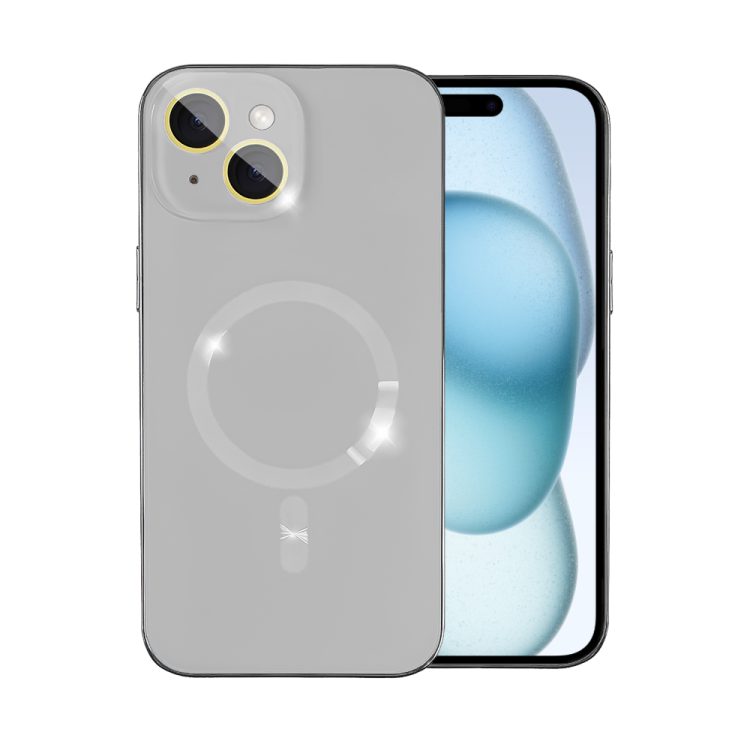 etui do iphone 15 jolly magsafe protect, z osłoną obiektywów, różowe z ozdobną ramką (kopia)