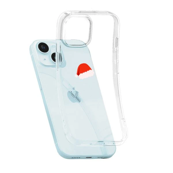 Etui do iPhone 15, czapka Mikołaja1234567 (1) etui do iphone 15, cukierki świąteczne (kopia)