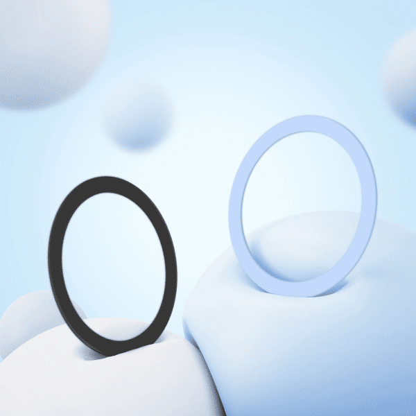 adapter do magsafe, metalowy pierścień ring do przyklejenia na etui, srebrny (kopia)