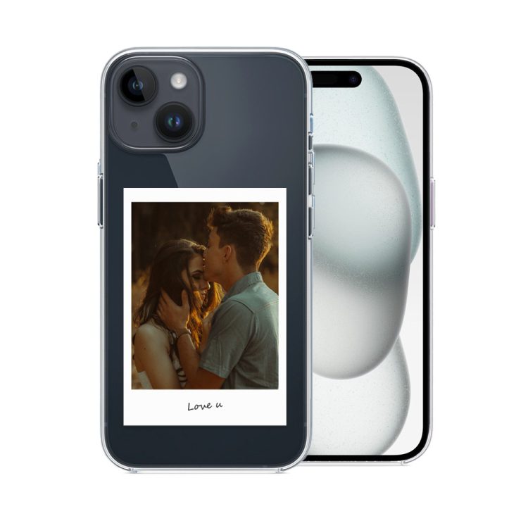 etui do iphone 15 polaroid z własnym zdjęciem, upominek na prezent