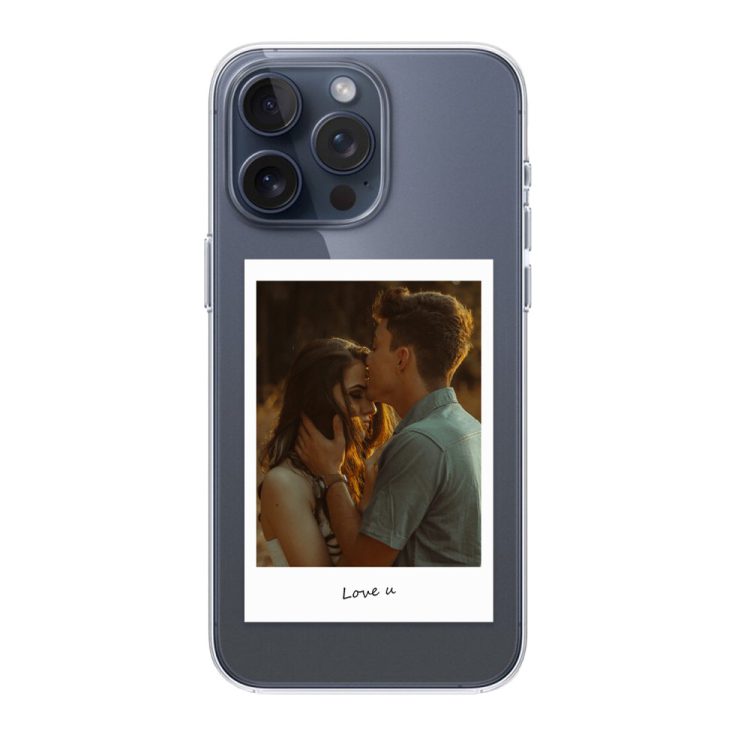 etui do iphone 15 pro polaroid z własnym zdjęciem, upominek na prezent