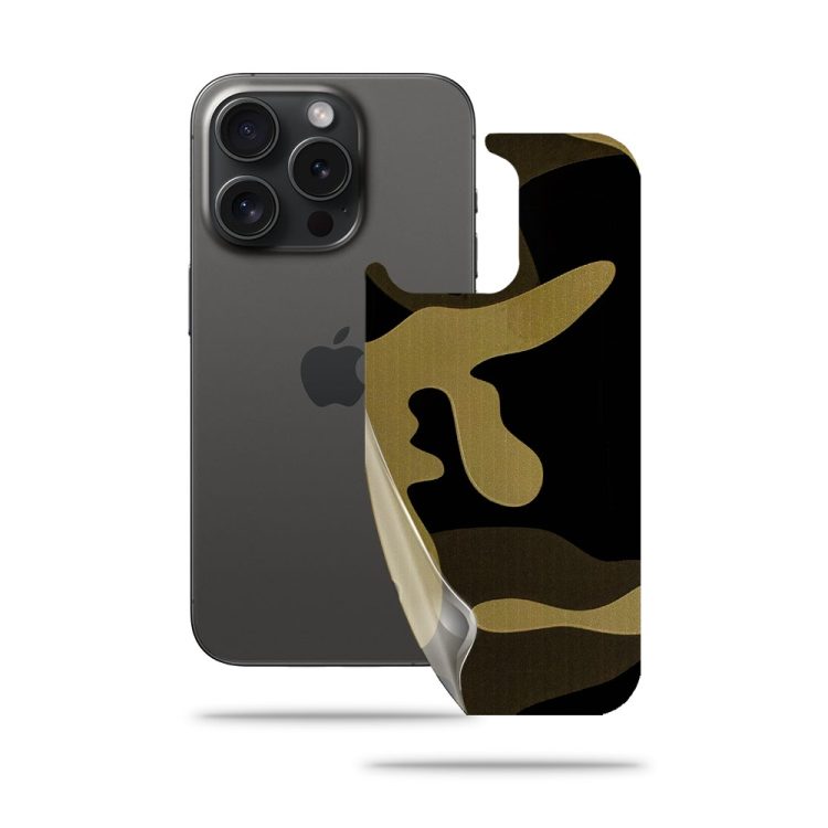złota folia hydrożelowa do iphone 15 pro na tył ochronna, wzór dmuchawce (kopia)