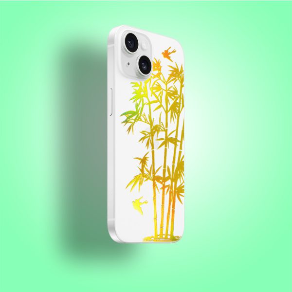złota folia hydrożelowa do iphone 15 na tył ochronna, wzór bambus (kopia)