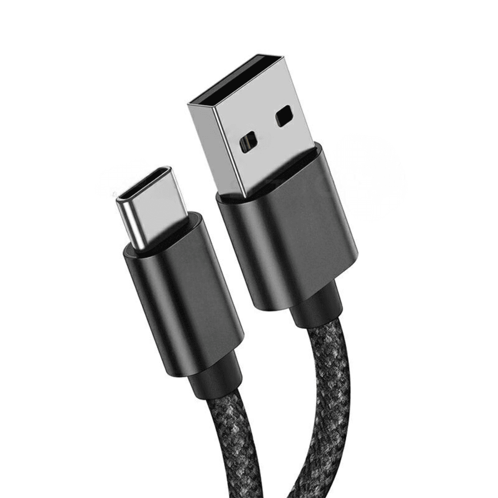 Kabel USB – USB Typ C, do iPhone 15, tableta, laptopa, transmisja danych, 3 metry, czarny