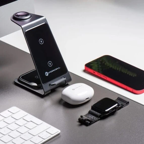 Ładowarka 3w1 iphone, apple watch, airpods , szybka, elegancka, metalowa