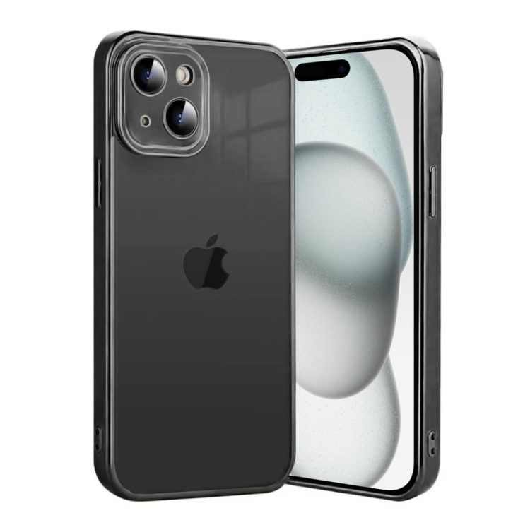 etui do iphone 15 gold edition przeźroczyste sulada oryginal, złote