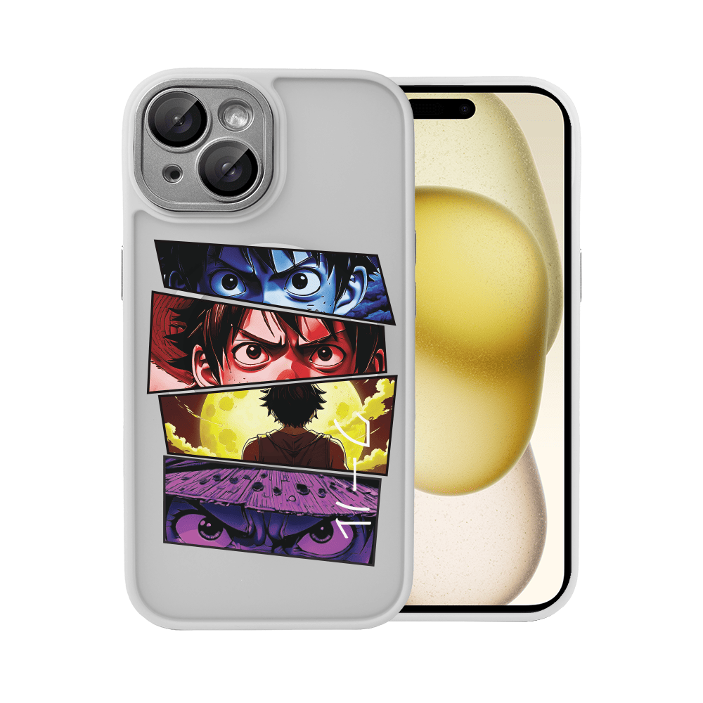 Etui do iPhone 15 Color Flush z Magsafe, z osłoną aparatu, z nadrukiem anime, tytanowe