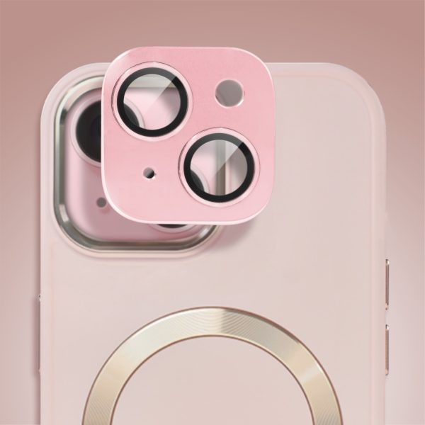 etui do iphone 15 noble magsafe color, silikonowe, różowe
