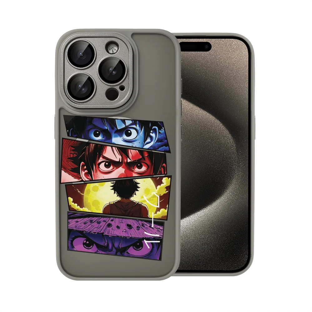 etui do iphone 15 pro max color flush z magsafe, z osłoną aparatu, z nadrukiem anime, tytanowe