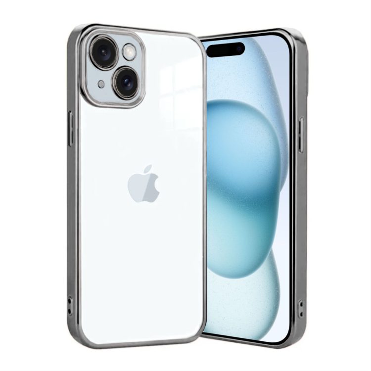etui do iphone 15 titanium edition przeźroczyste sulada oryginal, tytanowe