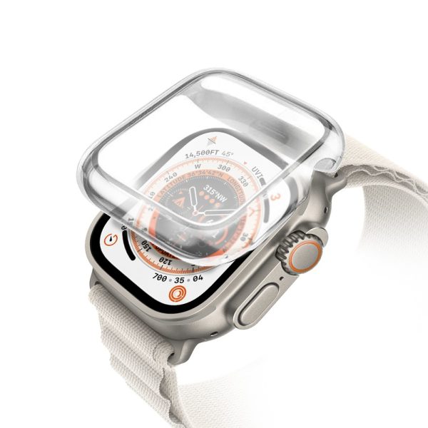 przezroczyste etui silikonowe full body do apple watch ultra 49mm