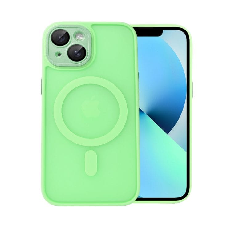 etui do iphone 13 color flush z magsafe, z osłoną aparatu, jasna zieleń