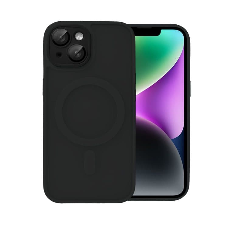etui do iphone 14 color flush z magsafe, z osłoną aparatu, czarne