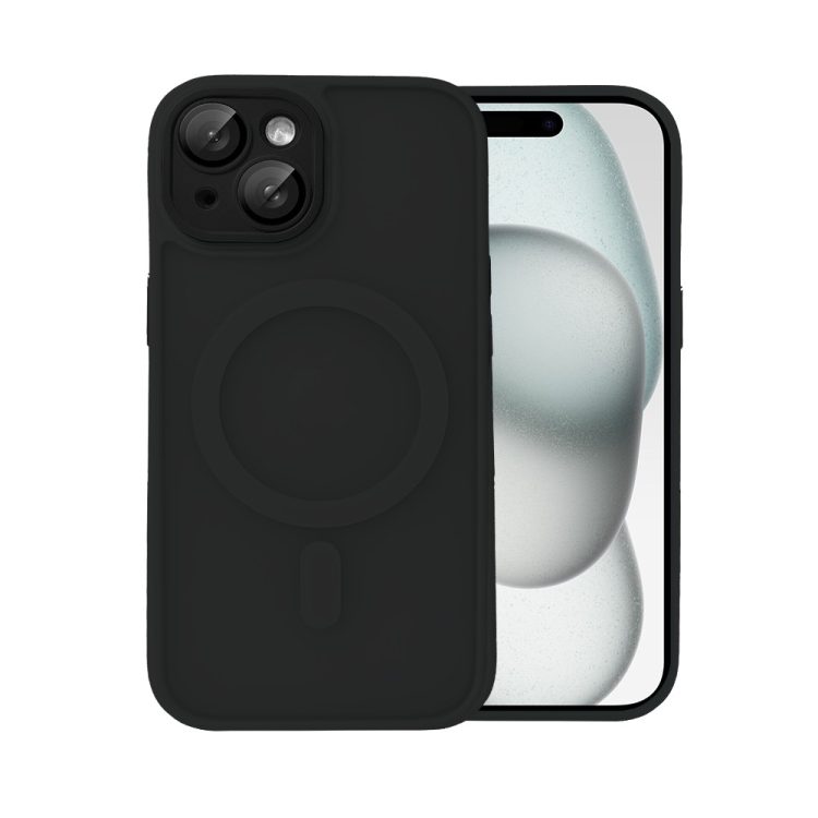 etui do iphone 15 plus color flush z magsafe, z osłoną aparatu, czarne