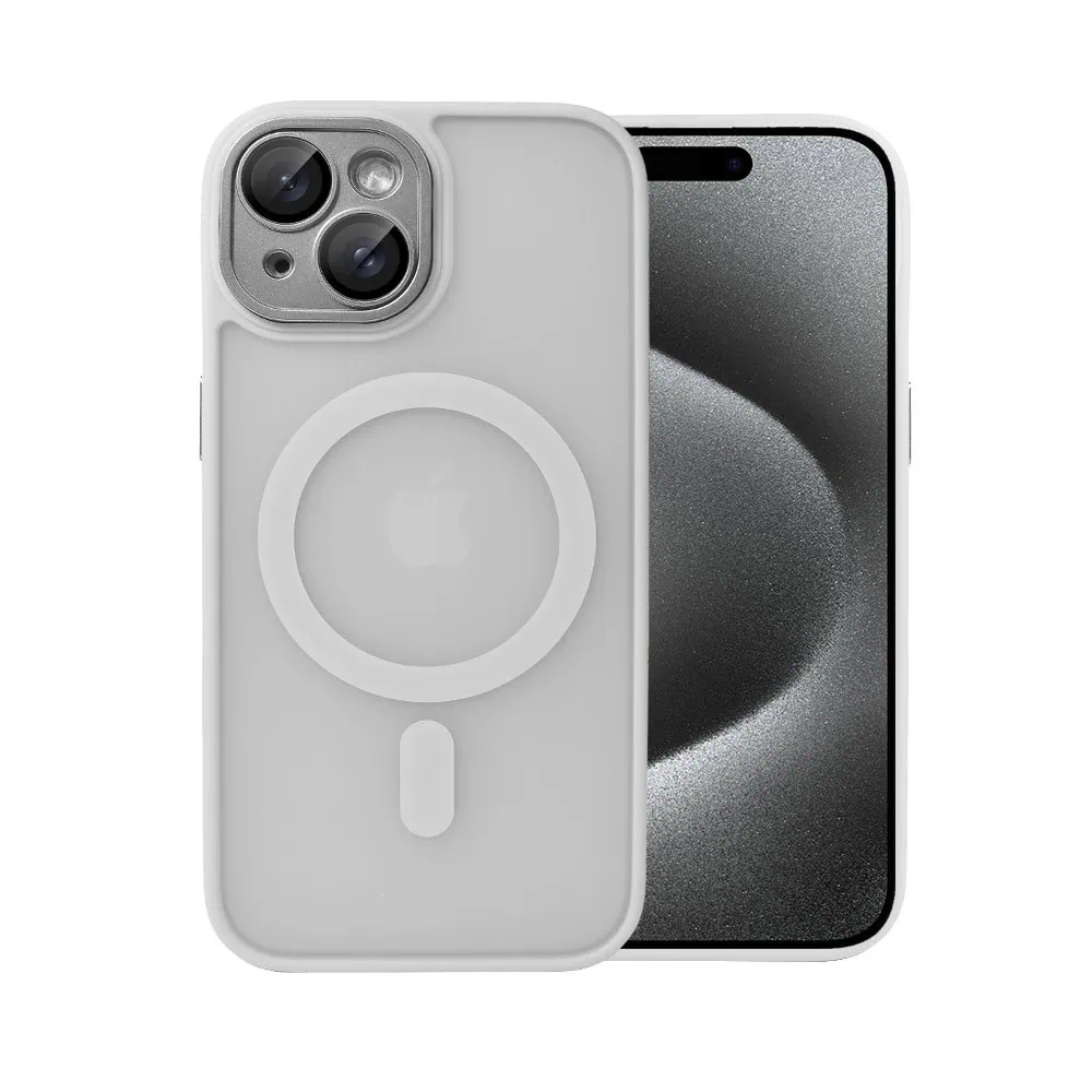 Etui do iPhone 15 Color Flush z Magsafe, z osłoną aparatu, tytanowe
