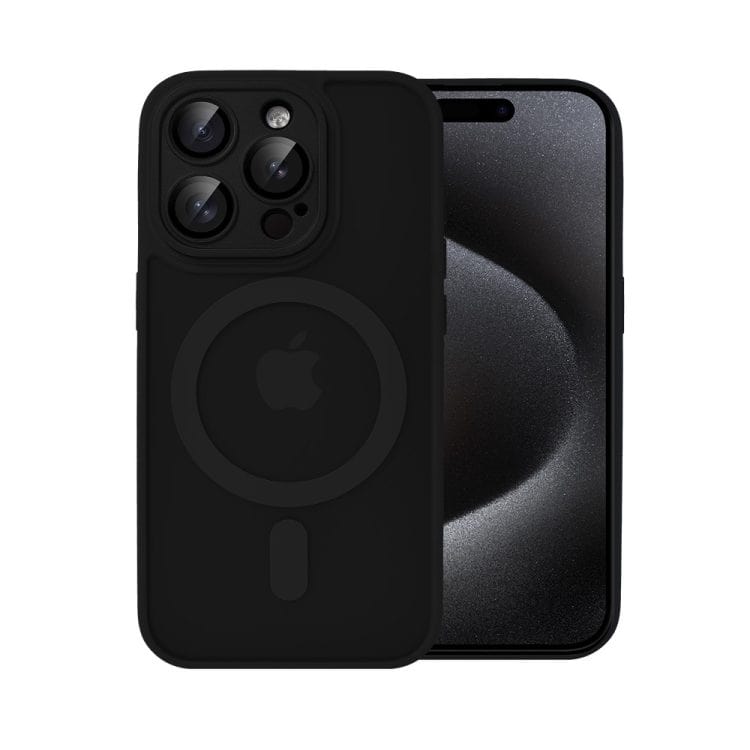 etui do iphone 15 pro max color flush z magsafe, z osłoną aparatu, czarne