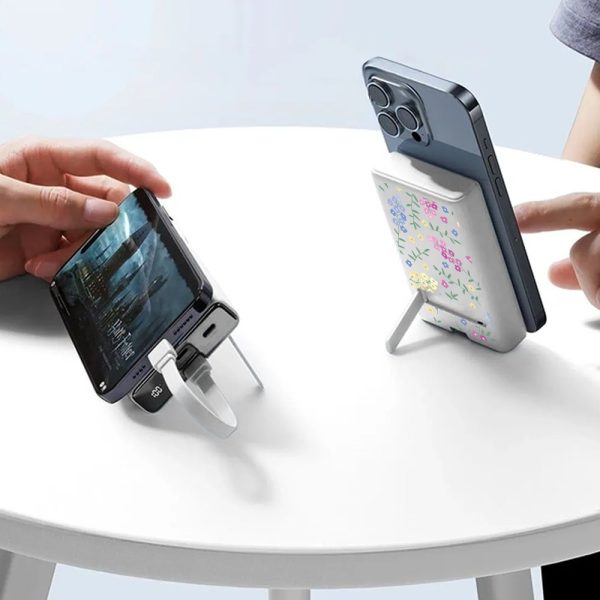 Artboard 18 power bank akumulator magsafe do iphone 10000 mah z podstawką, 20w, awokado (kopia)