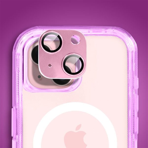 etui do iphone 15 plus crystal armor magsafe, anti drop pancerne 3w1, fioletowe