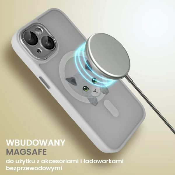 etui do iphone 15 color flush z magsafe, z osłoną aparatu, kot birmański, tytanowe (kopia)