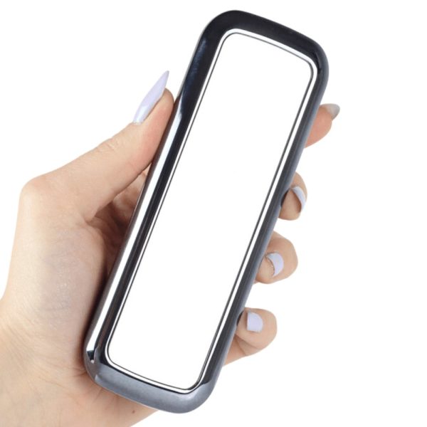 power bank lusterko 5500 mah, (2x usb, micro usb), srebrny