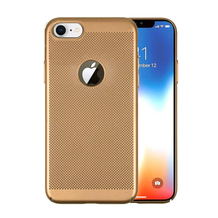 etui oddychajĄce iphone 7 plus / 8 plus termiczne, złote