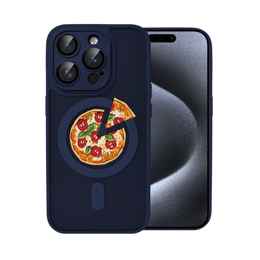 etui do iphone 15 pro color flush z magsafe, z osłoną aparatu, z nadrukiem pizza, tytanowe (kopia)