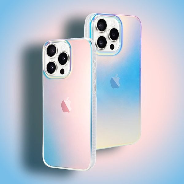 etui do iphone 14 pro max, california sunset, zmieniające kolor