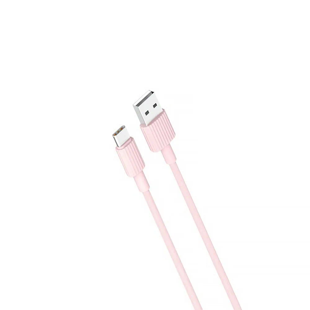 kabel usb usb typ c, do iphone 15, tableta, laptopa, 1 metr, różowy