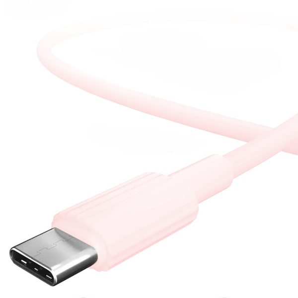 kabel usb usb typ c, do iphone 15, tableta, laptopa, 1 metr, różowy