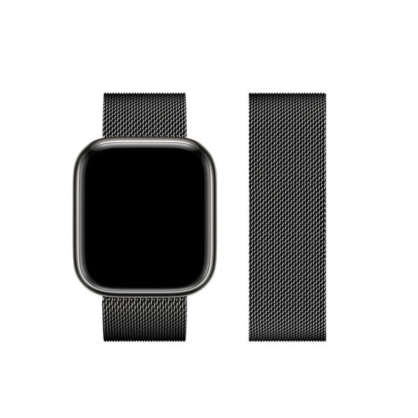 niebieska bransoleta milanese elegancka do zegarka apple watch ultra 1 2 / series 3 9 / se 42/44/45/49mm (kopia)