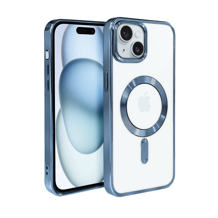etui do iphone 15 magsafe luxury, przeźroczyste, czarne (kopia)