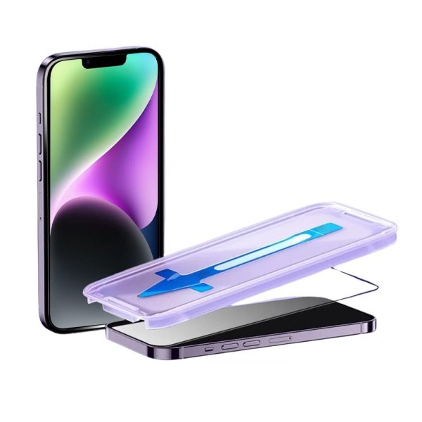 szkło hartowane na ekran 9h do iphone 14 z aplikatorem