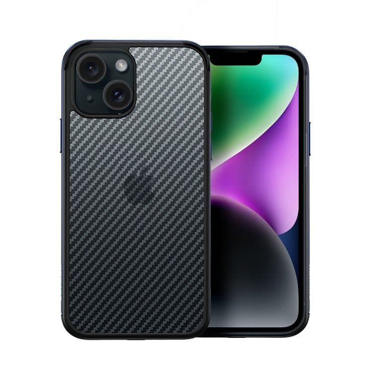 iphone 13 sulada luxury carbon protect bumper, czarne (kopia)